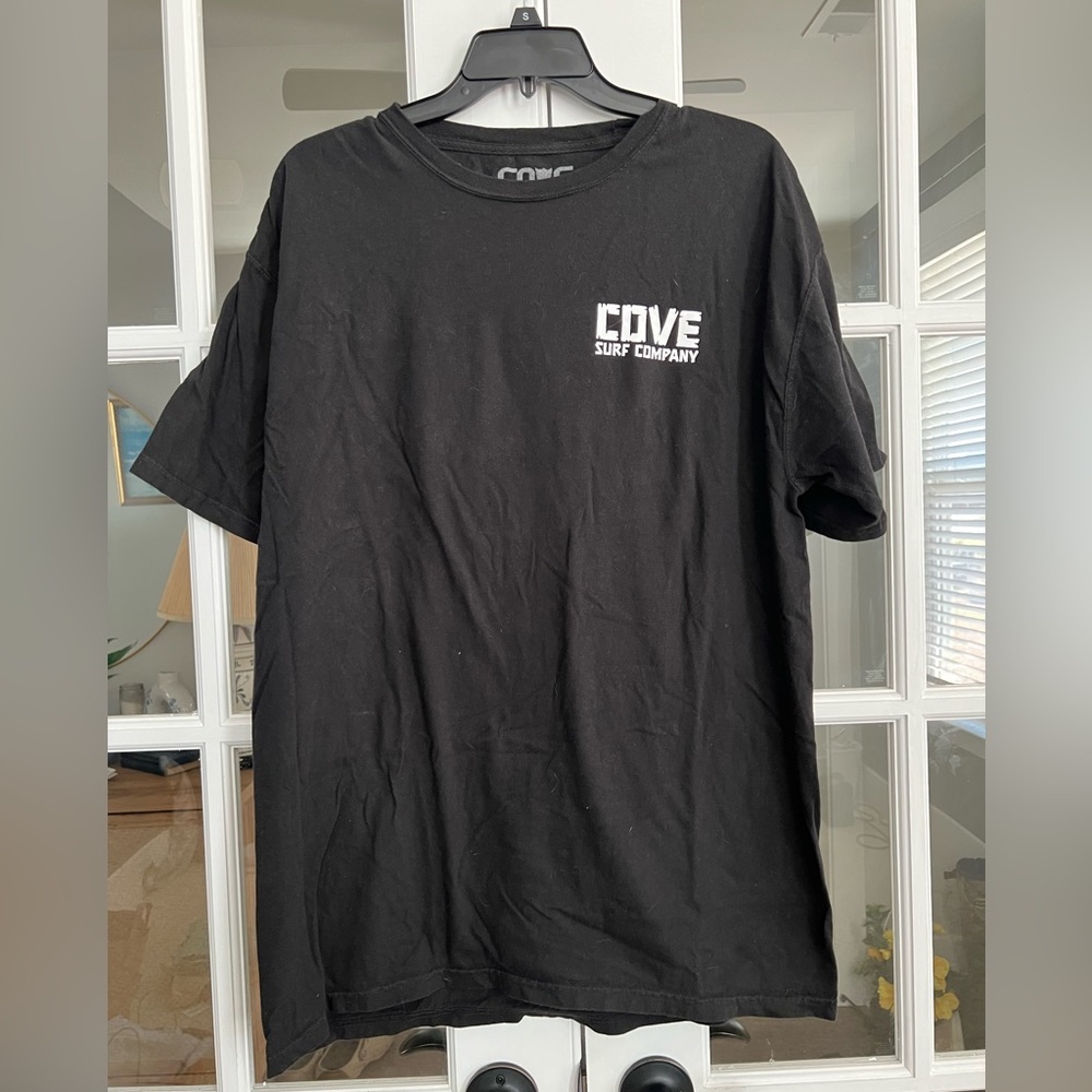 Cove Surf Co. Pirate Large Short Sleeve Black Skellie T-Shirt